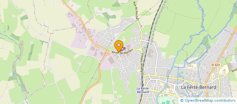 localisation de l'entreprise FINANCIERE CHASTIV  LA FERTE-BERNARD