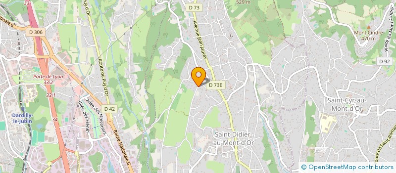 localisation de l'entreprise FINANCIERE CHATEAUFARINE  SAINT-DIDIER-AU-MONT-D'OR