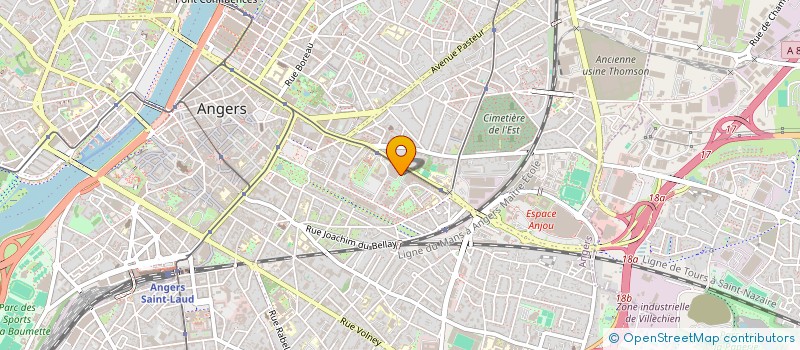 localisation de l'entreprise FINANCIERE CHEN à ANGERS