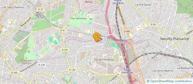 localisation de l'entreprise FINANCIERE CHITRIT à FONTENAY-SOUS-BOIS