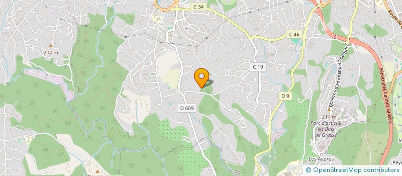 localisation de l'entreprise FINANCIERE CHOLLET JAROS  GRASSE