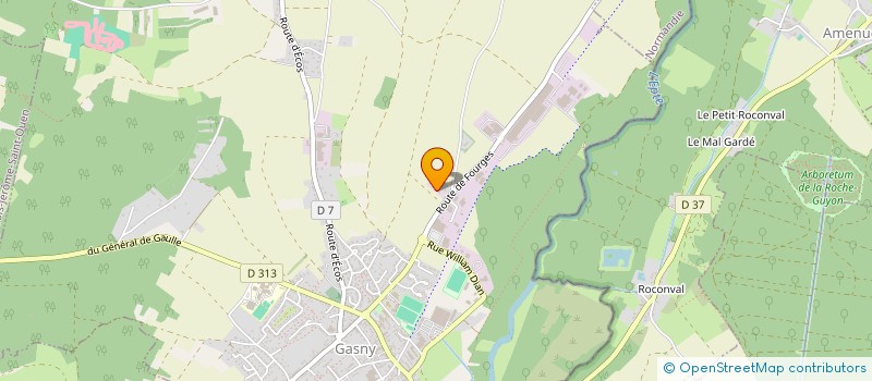 localisation de l'entreprise FINANCIERE CHRISTOPHE LAMOURET  GASNY