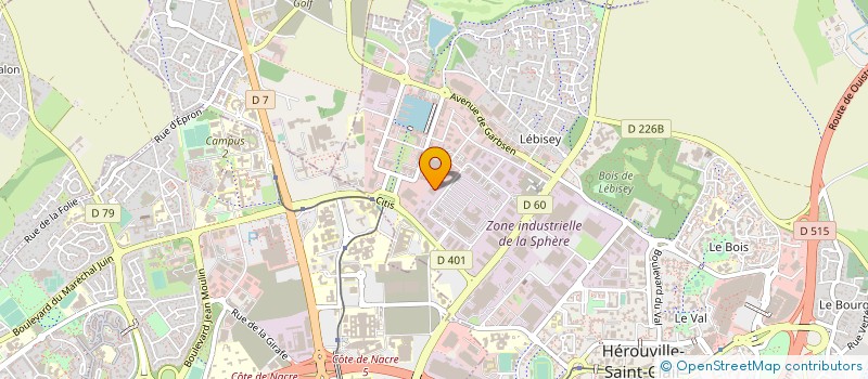 localisation de l'entreprise FINANCIERE CIMAROSA  HEROUVILLE-SAINT-CLAIR