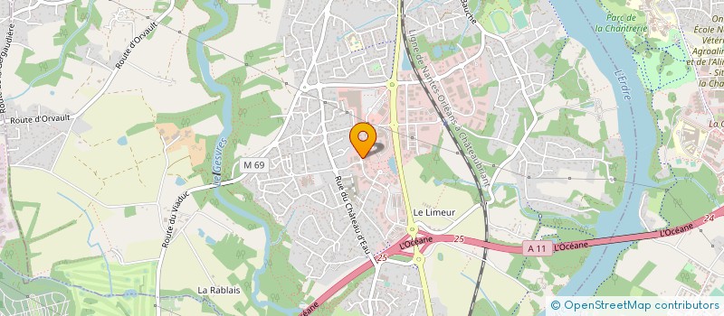 localisation de l'entreprise FINANCIERE CINE DIGITAL à LA CHAPELLE-SUR-ERDRE