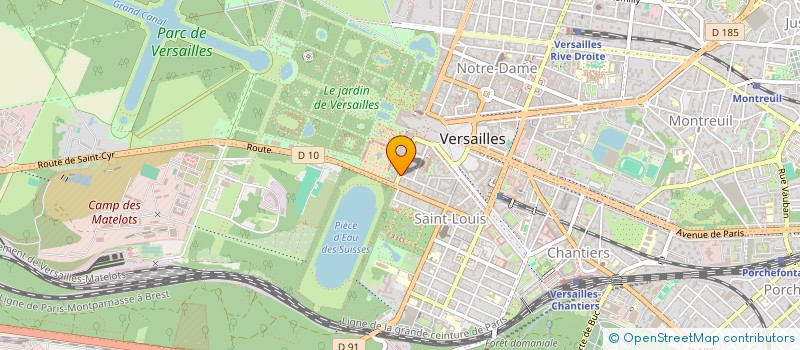 localisation de l'entreprise FINANCIERE CINQ à VERSAILLES