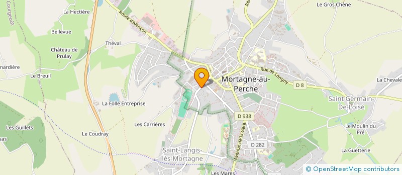 localisation de l'entreprise FINANCIERE CINQ LANGIS à MORTAGNE-AU-PERCHE