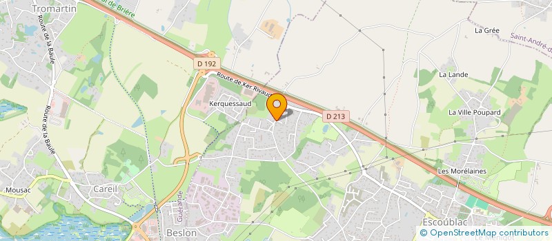 localisation de l'entreprise FINANCIERE CJAL  LA BAULE-ESCOUBLAC