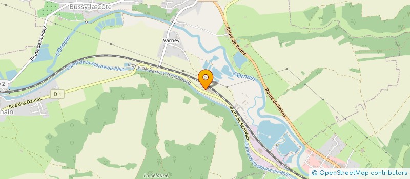 localisation de l'entreprise FINANCIERE CL à VAL D ORNAIN