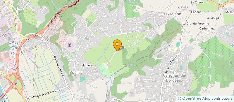 localisation de l'entreprise FINANCIERE CLAUDE BERNARD  BOULIAC