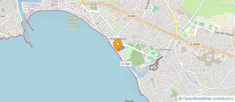 localisation de l'entreprise FINANCIERE CLISSON à LES SABLES D'OLONNE