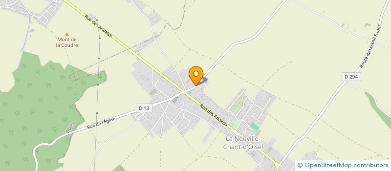 localisation de l'entreprise FINANCIERE CLOAREC  LA NEUVILLE-CHANT-D'OISEL