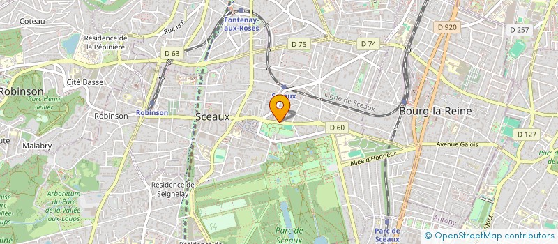 localisation de l'entreprise FINANCIERE CMD à SCEAUX