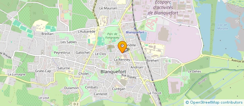localisation de l'entreprise FINANCIERE CN à BLANQUEFORT