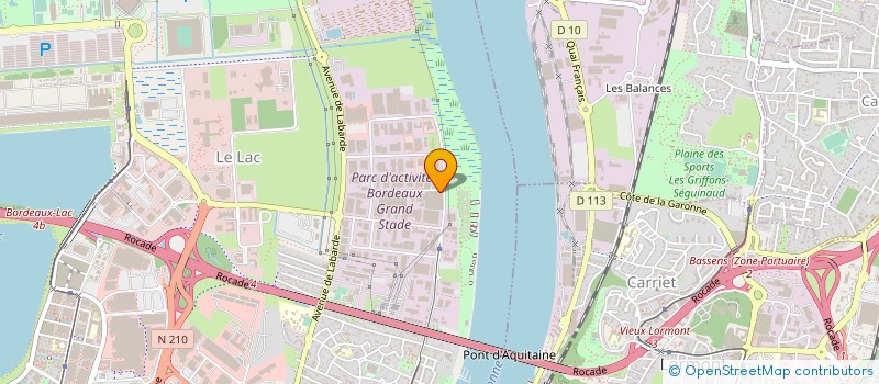 localisation de l'entreprise FINANCIERE COFITEC à BORDEAUX