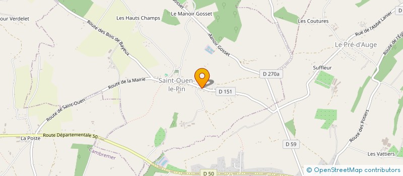 localisation de l'entreprise FINANCIERE COLISEE  SAINT-OUEN-LE-PIN