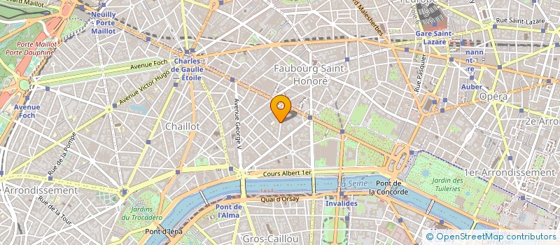 localisation de l'entreprise FINANCIERE COLISEE INVESTISSEMENTS  PARIS