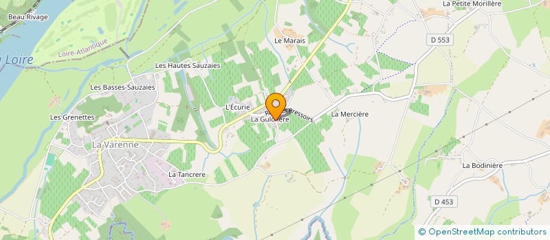 localisation de l'entreprise FINANCIERE COLLIN à OREE-D'ANJOU