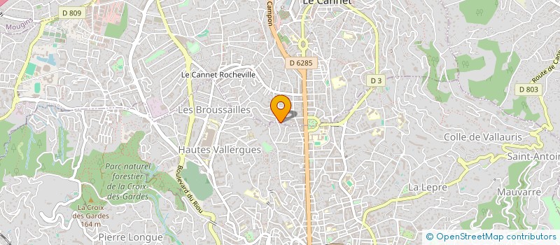 localisation de l'entreprise FINANCIERE COMMERC MEDITERRANE à LE CANNET