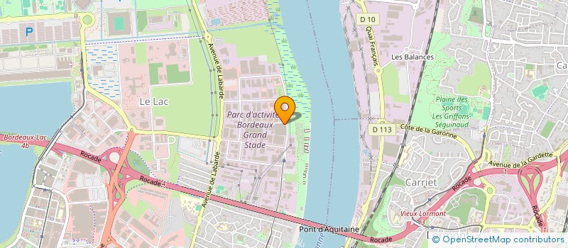 localisation de l'entreprise FINANCIERE COMPTOIR FRANCAIS à BORDEAUX