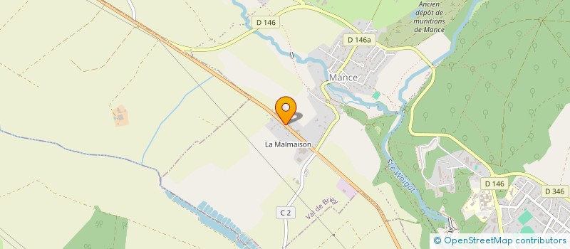 localisation de l'entreprise FINANCIERE CONEXIM  VAL DE BRIEY