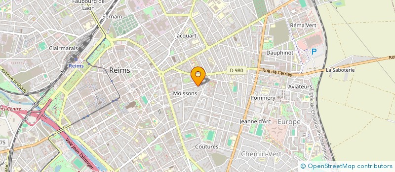 localisation de l'entreprise FINANCIERE CORDELETTE  REIMS