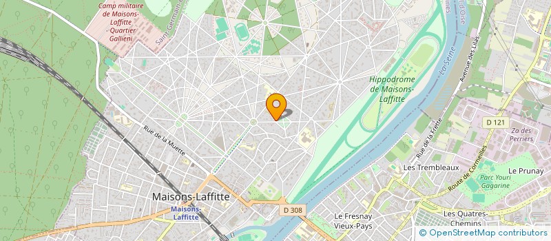 localisation de l'entreprise FINANCIERE CORNEILLE BELLEVUE à MAISONS-LAFFITTE