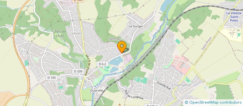 localisation de l'entreprise FINANCIERE COSMARI à LEVES