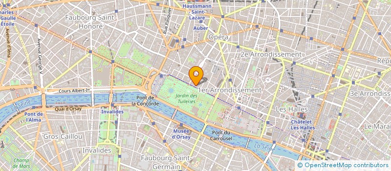 localisation de l'entreprise FINANCIERE COUET  PARIS