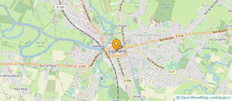 localisation de l'entreprise FINANCIERE COURCELLE à LOUHANS