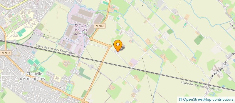 localisation de l'entreprise FINANCIERE COURQUIN  HOUPLINES