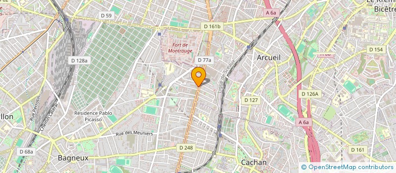 localisation de l'entreprise FINANCIERE COURTOISIE à BAGNEUX