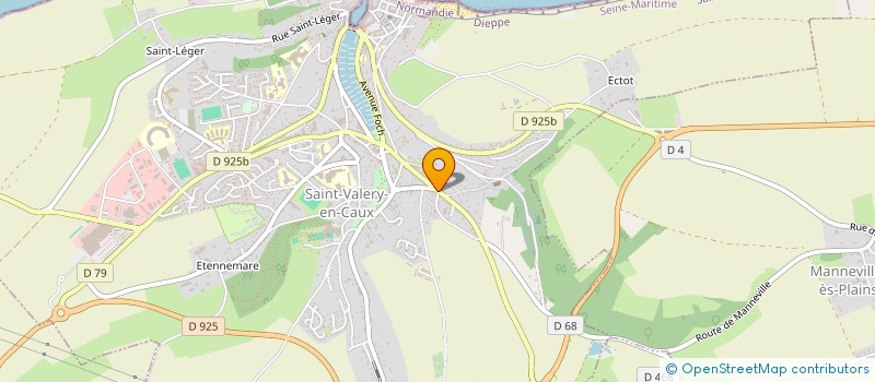 localisation de l'entreprise FINANCIERE CP  SAINT-VALERY-EN-CAUX