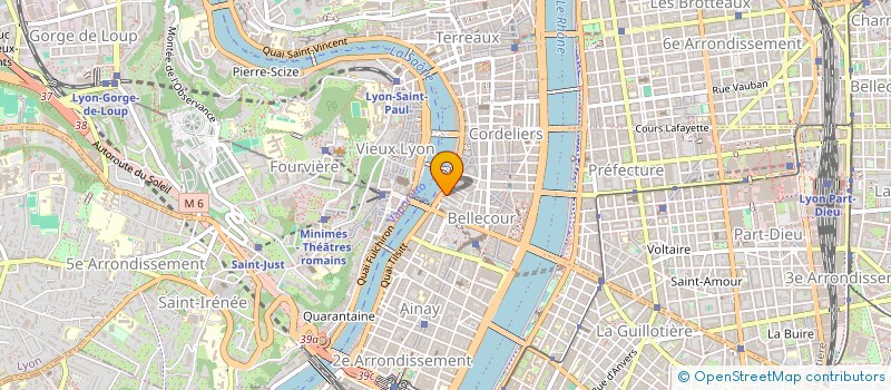 localisation de l'entreprise FINANCIERE D'AGNEAUX à LYON