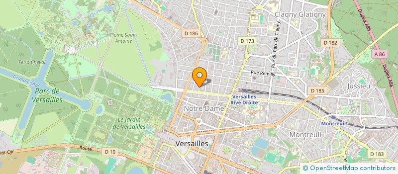 localisation de l'entreprise FINANCIERE D'ANGOULEME à VERSAILLES