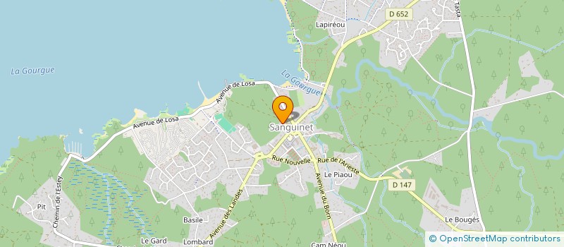 localisation de l'entreprise FINANCIERE D'ARMOR  SANGUINET