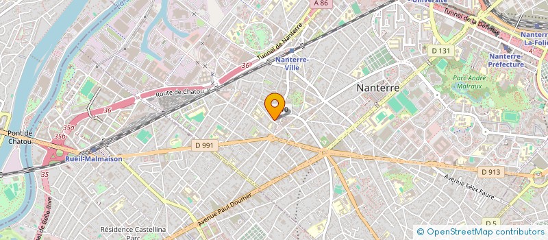 localisation de l'entreprise FINANCIERE D'AUDIT & D'EXPERTISE à NANTERRE