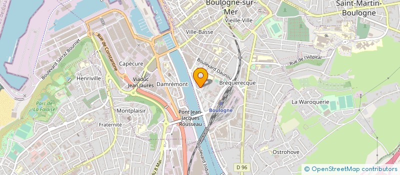 localisation de l'entreprise FINANCIERE D'EDITIONS à BOULOGNE-SUR-MER