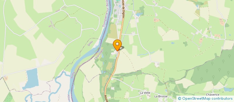 localisation de l'entreprise FINANCIERE D'OPTIQUE  SAINT-AUBIN-SUR-LOIRE