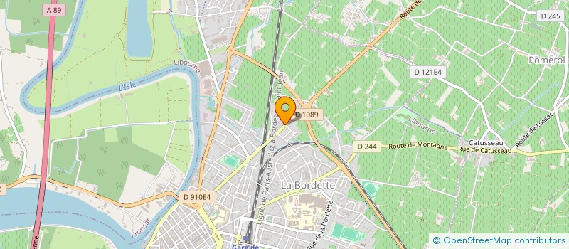 localisation de l'entreprise FINANCIERE D.S.L à LIBOURNE