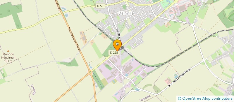 localisation de l'entreprise FINANCIERE DAINVILLE  DAINVILLE