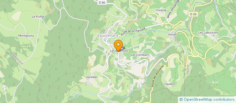 localisation de l'entreprise FINANCIERE DAM'S  VAUXRENARD