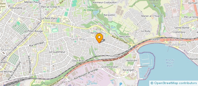 localisation de l'entreprise FINANCIERE DARRIEUS à BREST