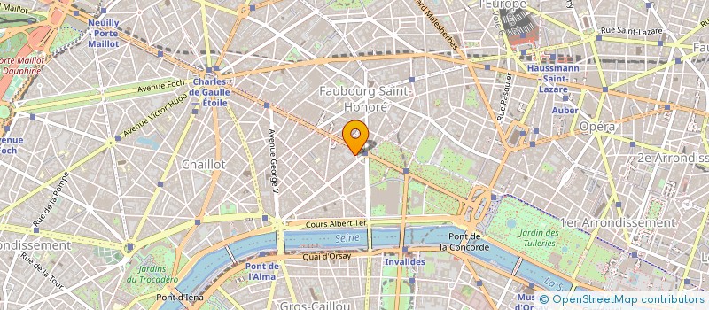 localisation de l'entreprise FINANCIERE DASSAULT à PARIS