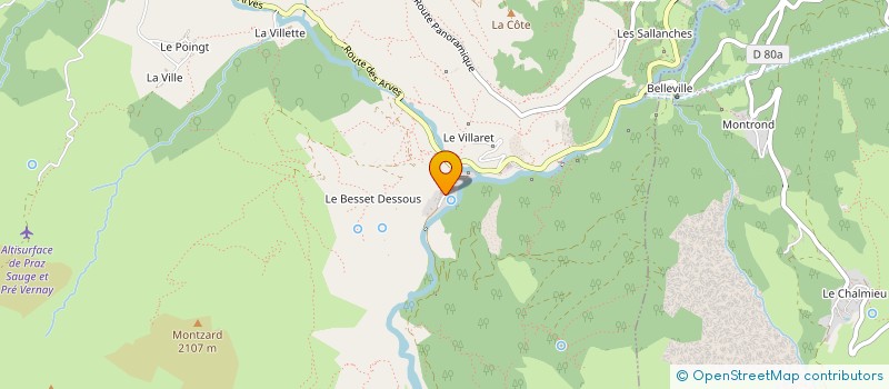 localisation de l'entreprise FINANCIERE DAULIACH  SAINT SORLIN D'ARVES