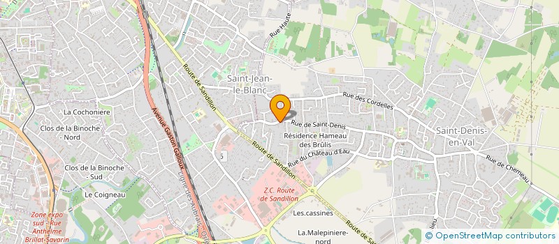 localisation de l'entreprise FINANCIERE DC à SAINT-DENIS-EN-VAL