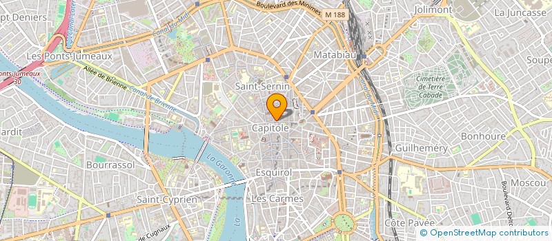 localisation de l'entreprise FINANCIERE DE A  TOULOUSE