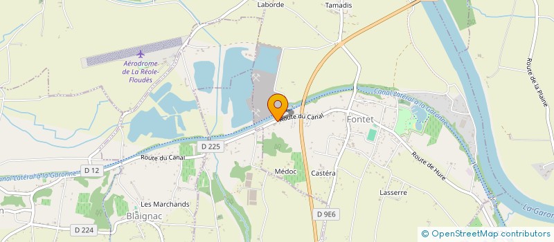 localisation de l'entreprise FINANCIERE DE BERGEY  FONTET