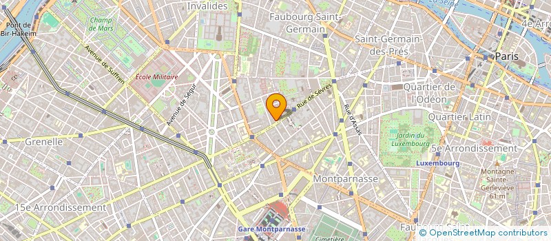 localisation de l'entreprise FINANCIERE DE CHANALEILLES  PARIS