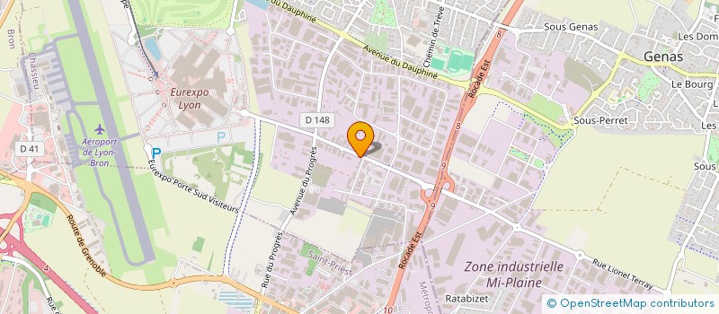 localisation de l'entreprise FINANCIERE DE CHILDERIC  LYON