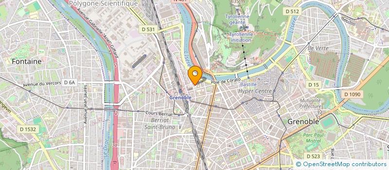 localisation de l'entreprise FINANCIERE DE CORCY à GRENOBLE